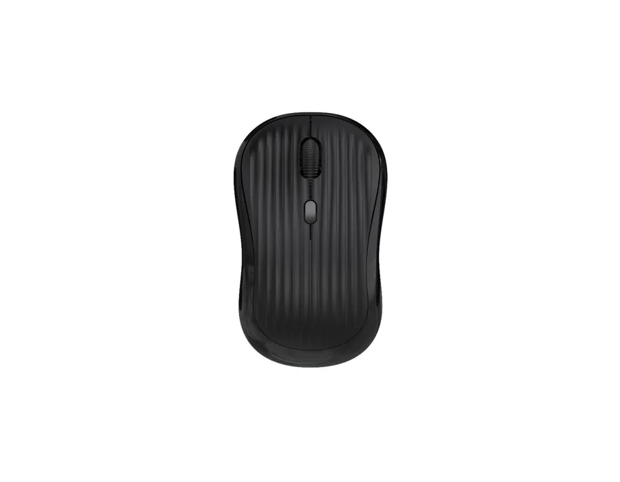 Acer Flow Silent Wireless Mouse | Bluetooth & 2.4GHz Dual Mode | 3-Level 1600 DPI | 500mAh Rechargeable Battery | Up to 1 Month Usage | Type-C Charging | 10m Range | Ambidextrous Design | Black