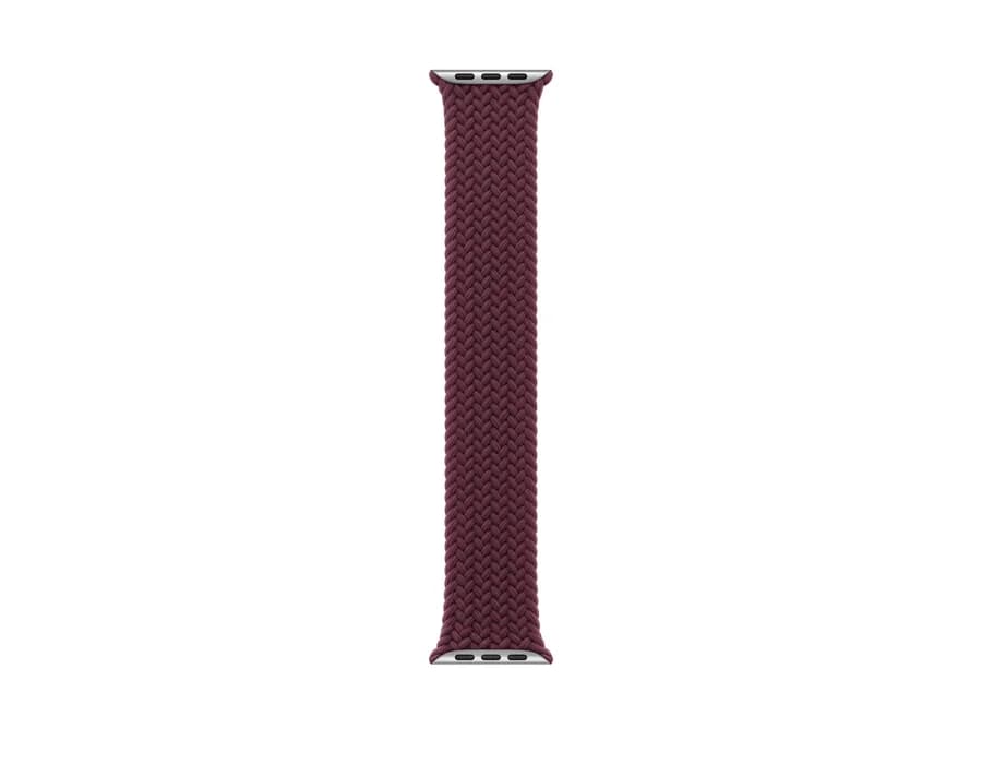 Apple 46mm Burgundy Braided Solo Loop - Size 3