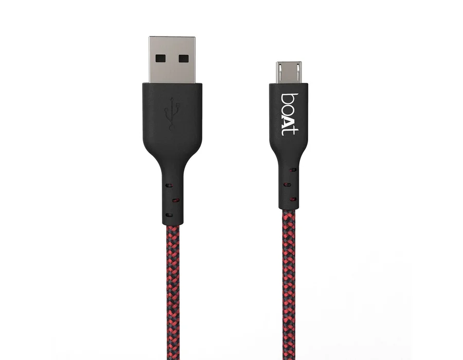 boAt Micro USB 150 Charging Cable (1.5 Meter) — Black
