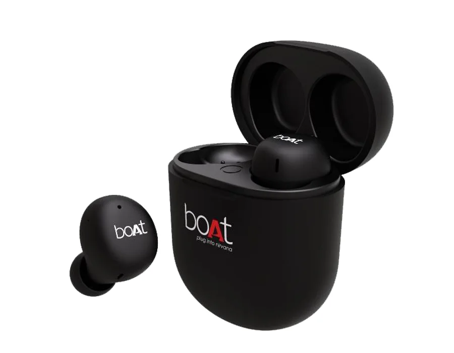 boAt Airdopes 383 — Black