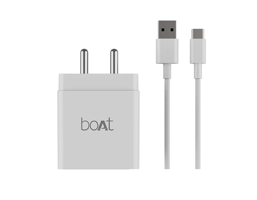 boAt 18W Dual QC-PD Charger with Type-C cable