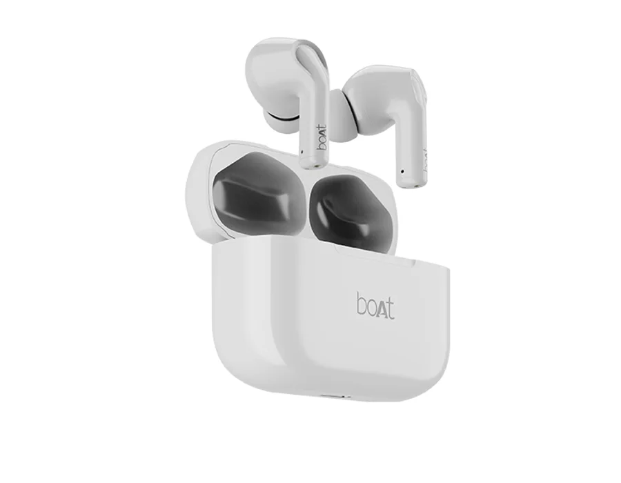 boAt Airdopes 163 — Pearl White