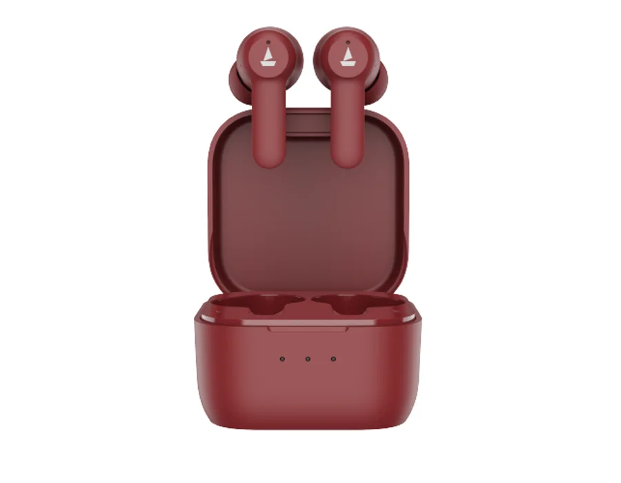 boAt Airdopes Fuel — Wanderer Maroon