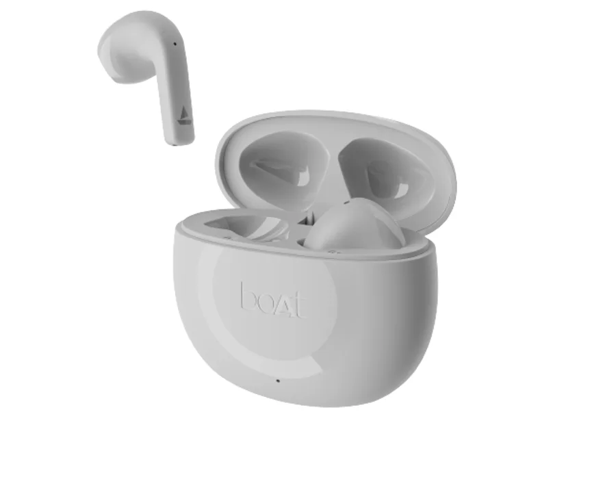 boAt Airdopes Zing — Pearl White