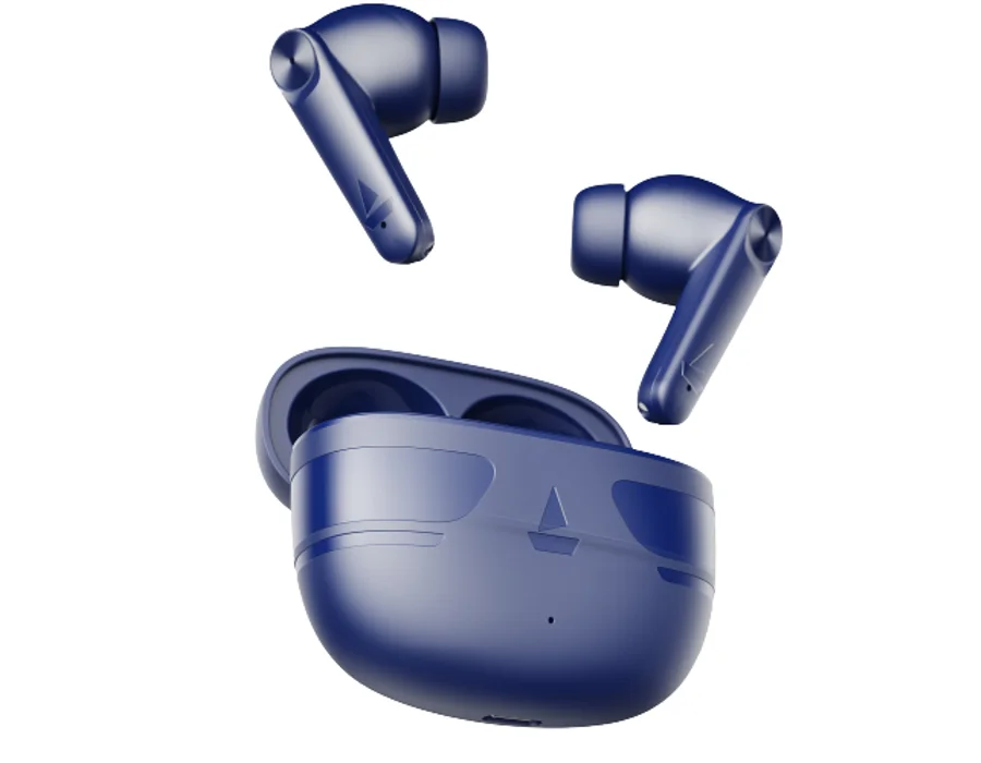 boAt Airdopes Kick — Bold Blue