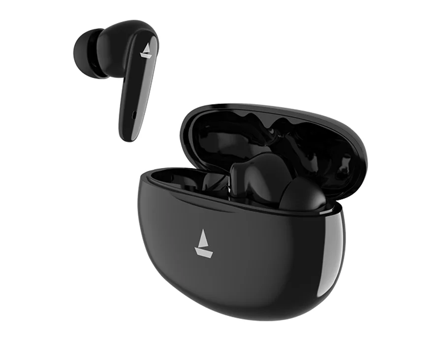 boAt Airdopes 161 Pro — Sleek Black