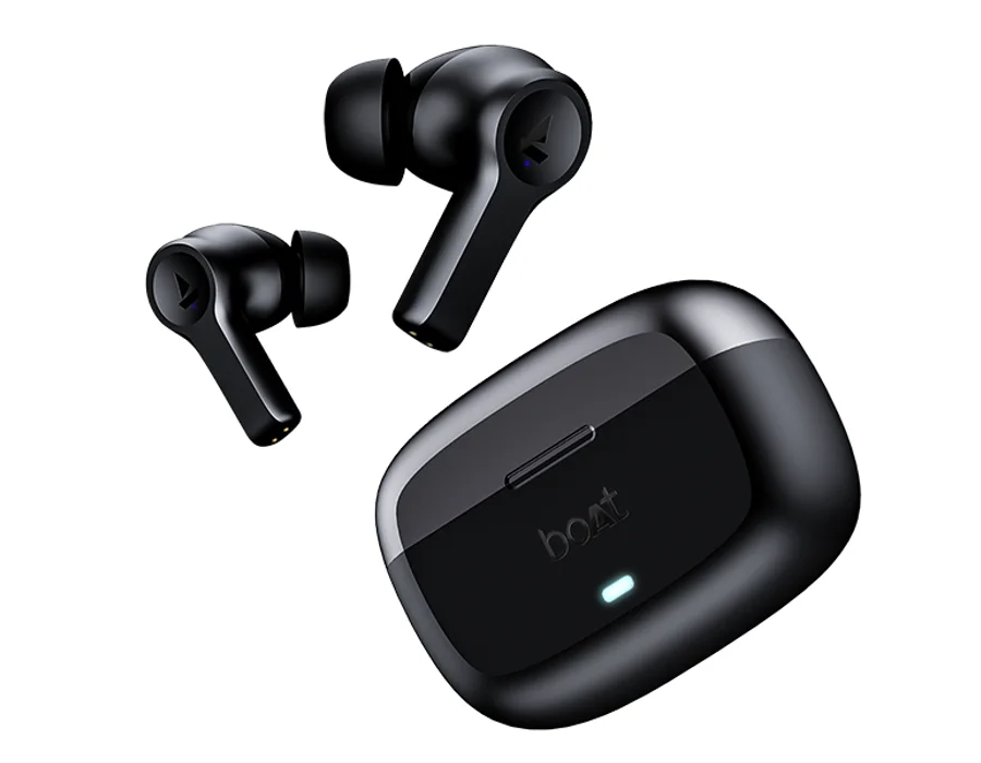 boAt Airdopes Flex 454 ANC — Gunmetal Black