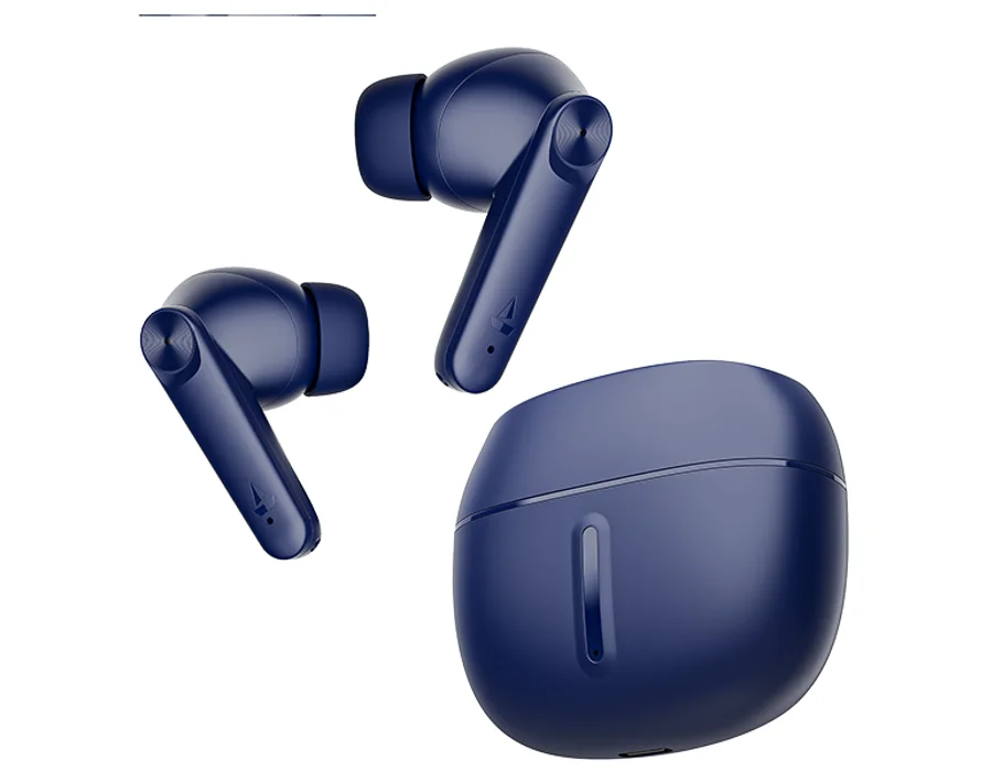 boAt Airdopes 200 Plus — Bold Blue