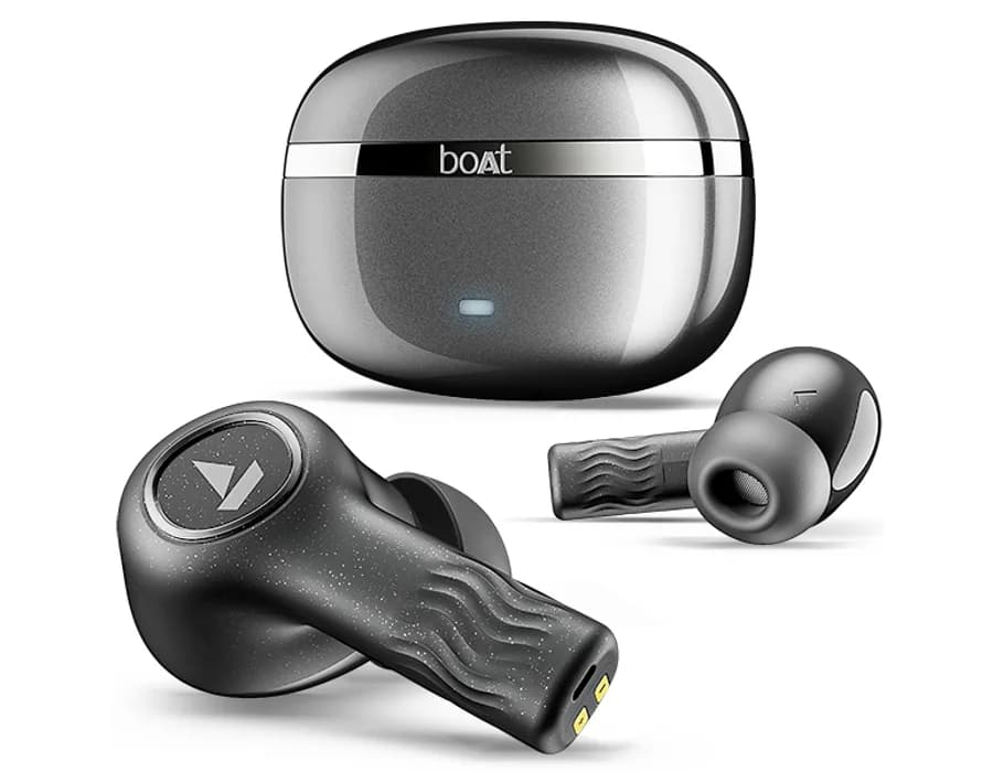 boAt Nirvana Ion ANC — Crest AI / Smart Crystal Black