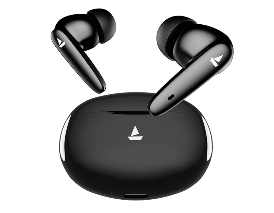 boAt Airdopes 161 Pro Buds — Sleek Black