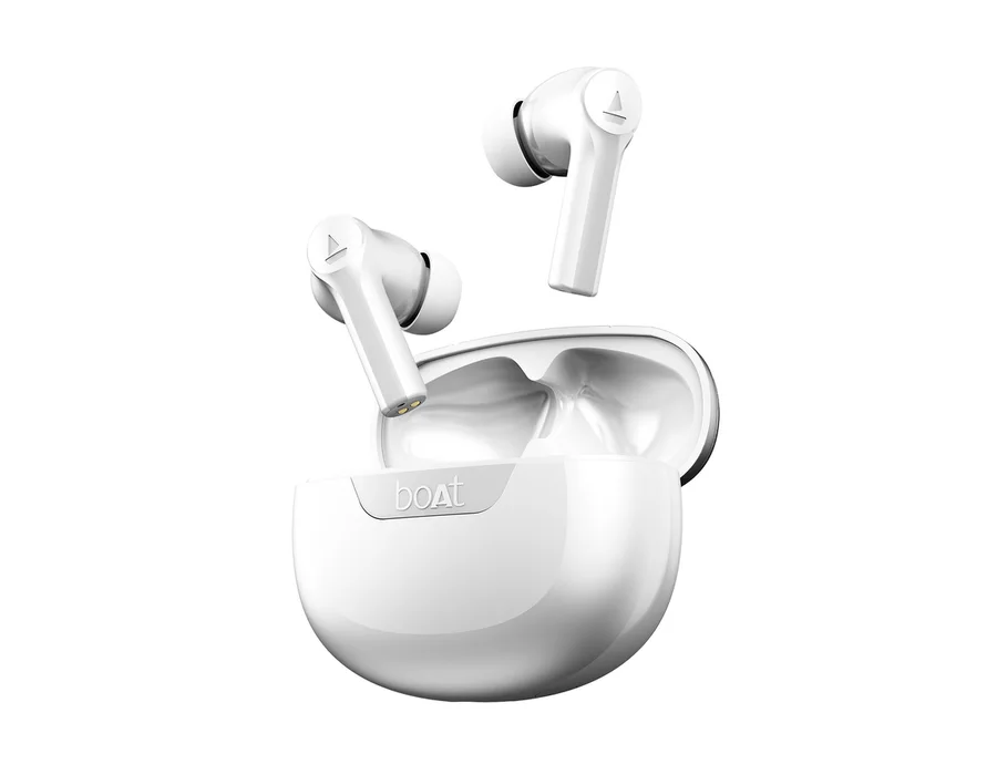 boAt Airdopes 300 — Chrome White