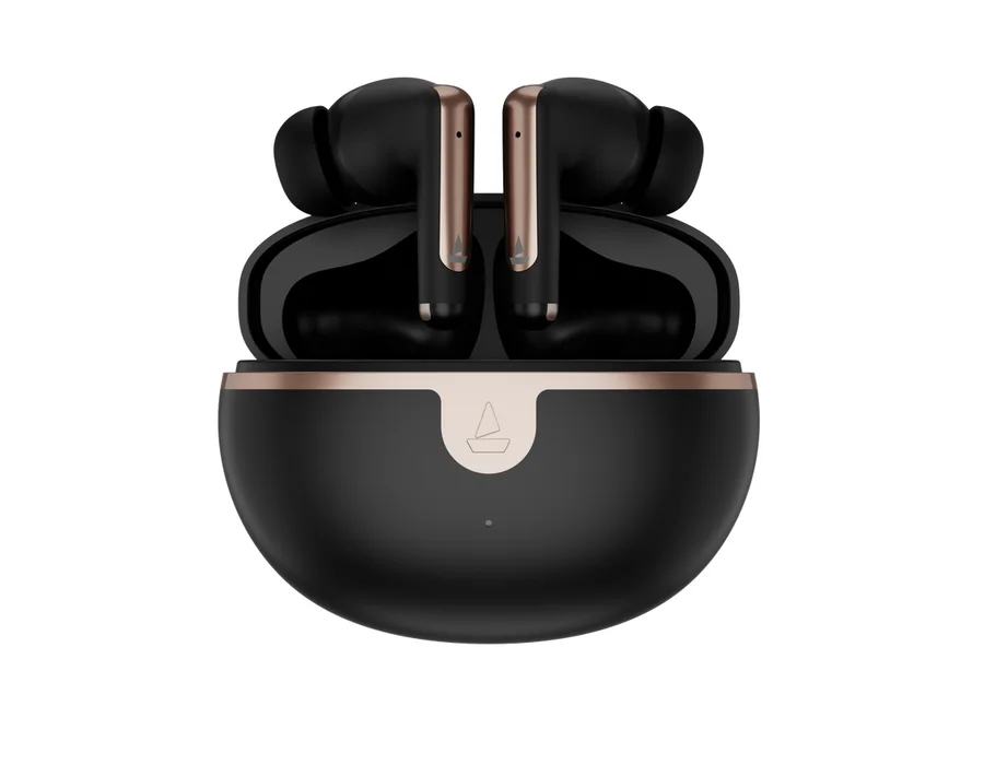 boAt Airdopes 161 ANC Elite — Black