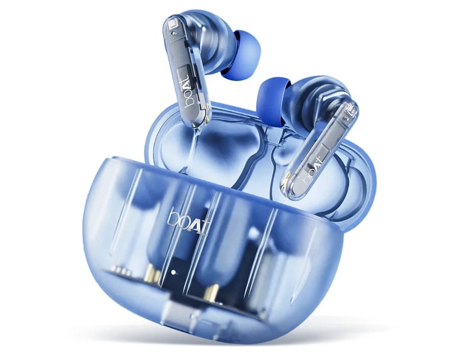 boAt Airdopes 191 ANC — Pellucid Blue