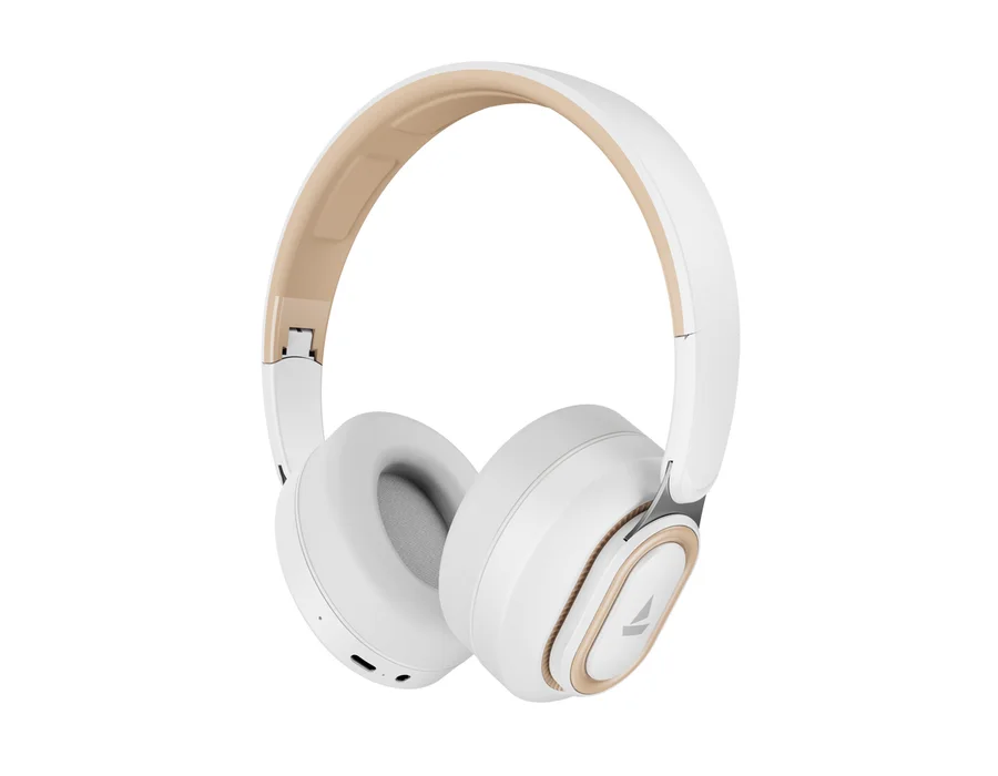 boAt Rockerz 370 Pro — White Beige