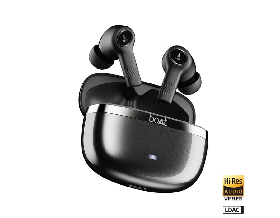boAt Nirvana Ion ANC Pro — Crystal Black