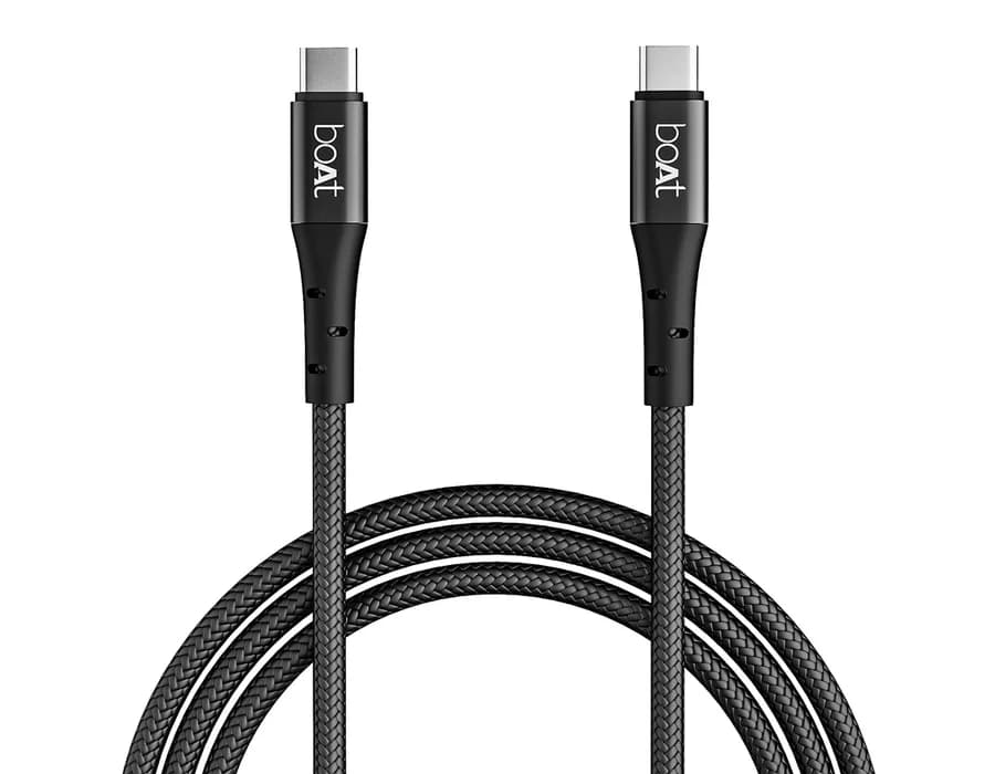 boAt C300 Fast Charging Cable — Black