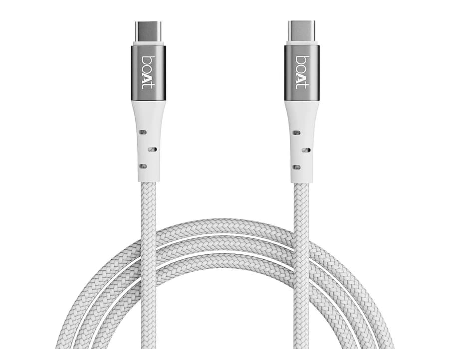 boAt C300 Fast Charging Cable — White