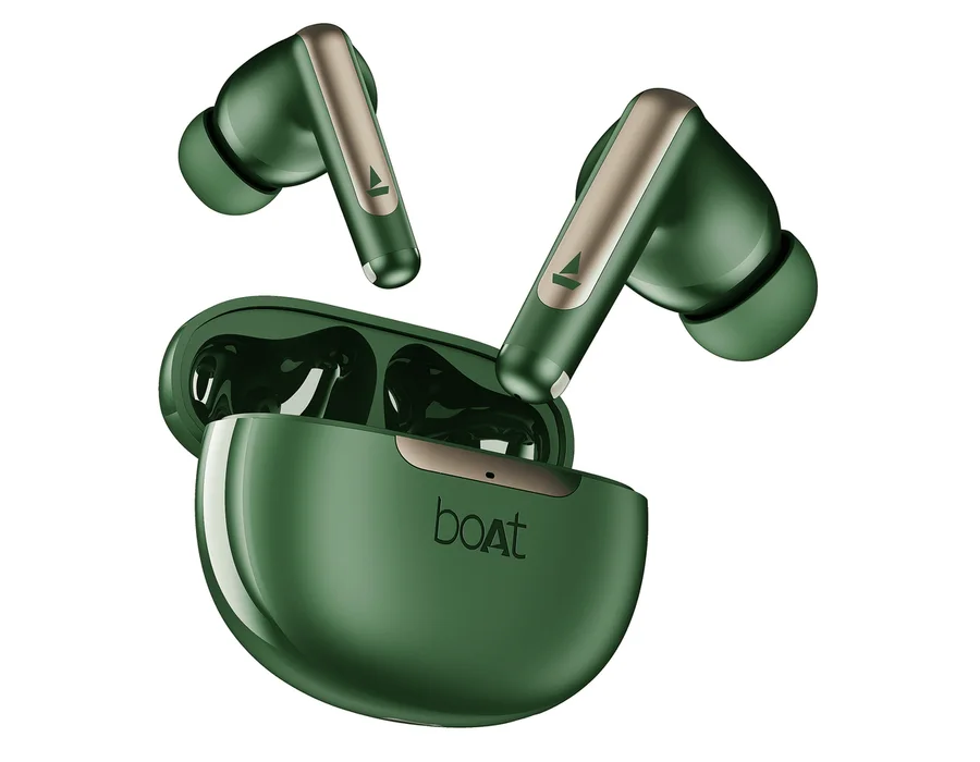 boAt Airdopes 141 Elite ANC — Green