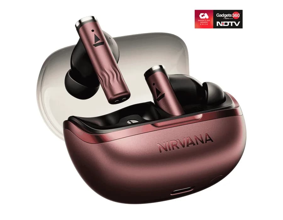 boAt Nirvana Zenith Pro — Crimson Red