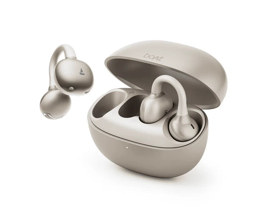 boAt Airdopes ProClip — Satin White
