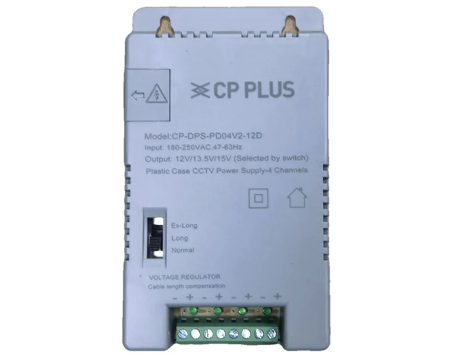 CP Plus CP-DPS-PD04V2-12D – 4 Channel Power Supply