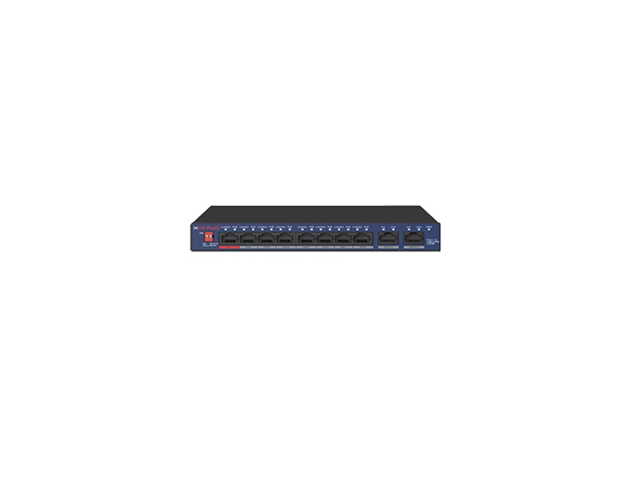 CP Plus CP-UNW-GPU8G2-96 – 8x Gigabit PoE with 2x Gigabit Uplink, Unmanaged