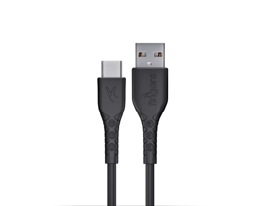 FINGERS FMC- TypeC-09 — Black - Type-A to Type-C