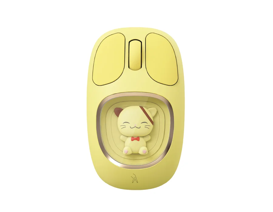 WIRELESS MOUSE - FINGERS CUTECLICK WB4 YELLOW