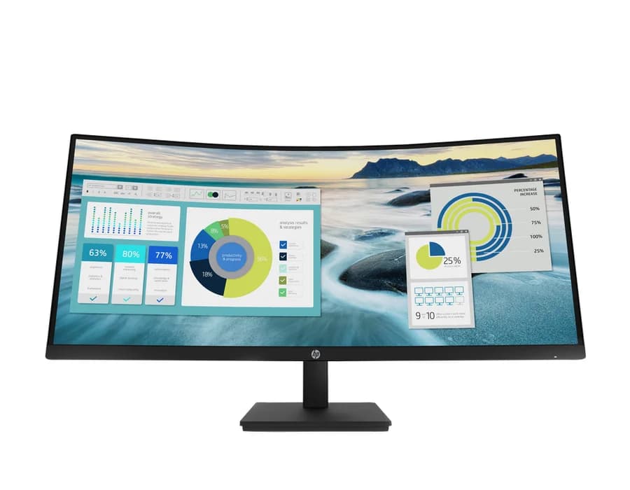 HP P34hc G4 WQHD USB-C Curved Monitor