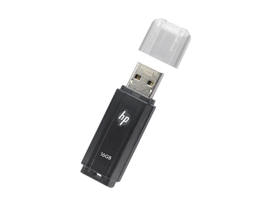 HP v212w 16GB USB 2.0 Flash Drive- Black