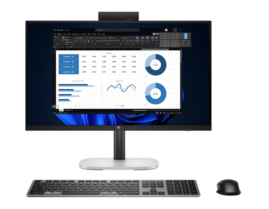 HP ProStudio 4 All-in-One G1i 23.8 inch Desktop AI PC — DE2Q3PT