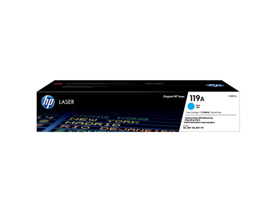 HP 119A Cyan Original Laser Toner Cartridge