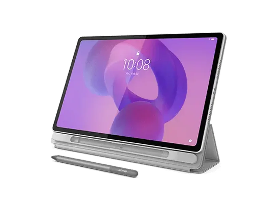 Lenovo Idea Tab Plus (12.1 inches) 12 GB 256 GB Wi-Fi + Pen + Folio Case- Cloud Grey