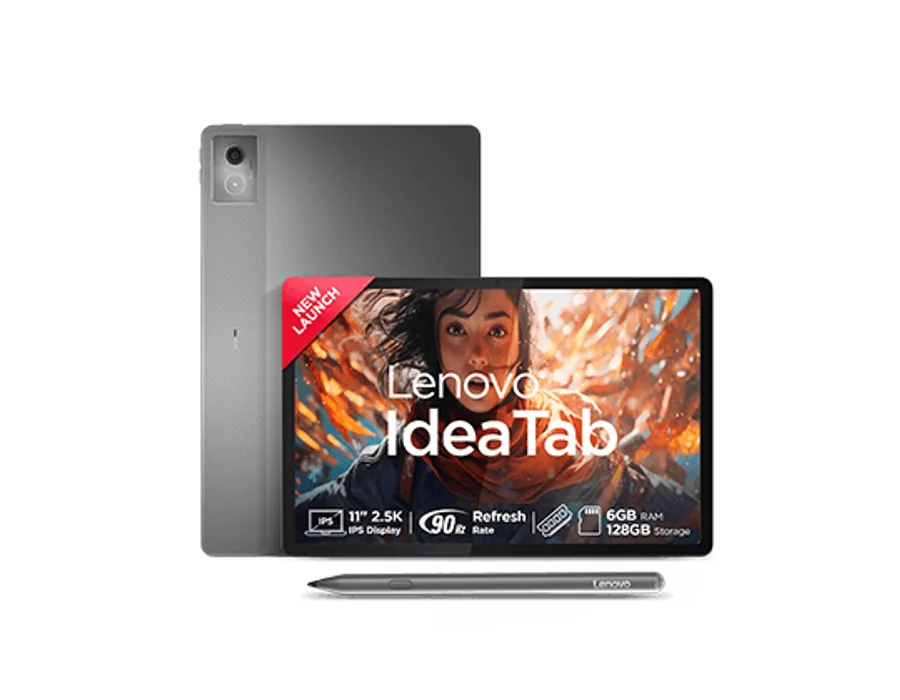 Lenovo Idea Tab 27.94 cms (11) 6 GB 128 GB Wi-Fi + Pen - Luna Grey