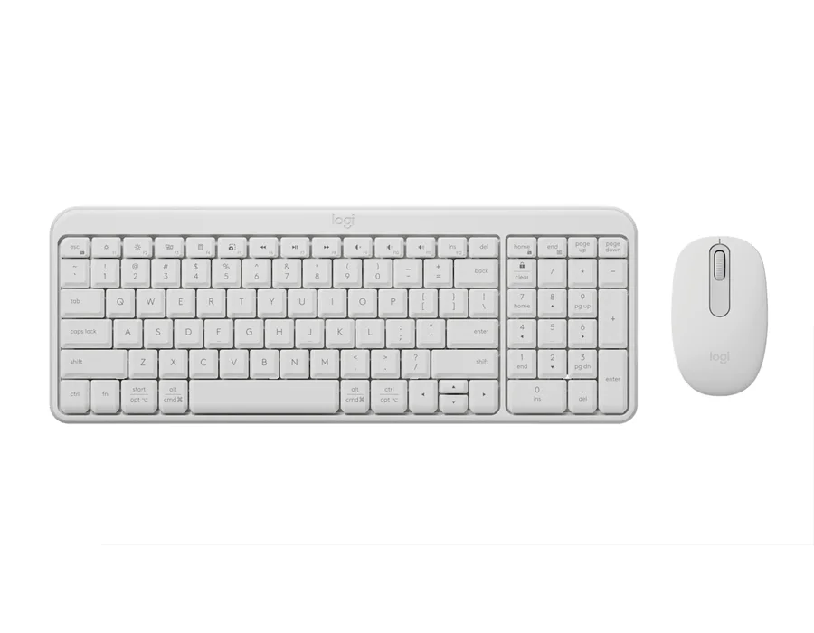 Logitech MK250 Compact Bluetooth® Wireless Combo - Off-white - English US (QWERTY)