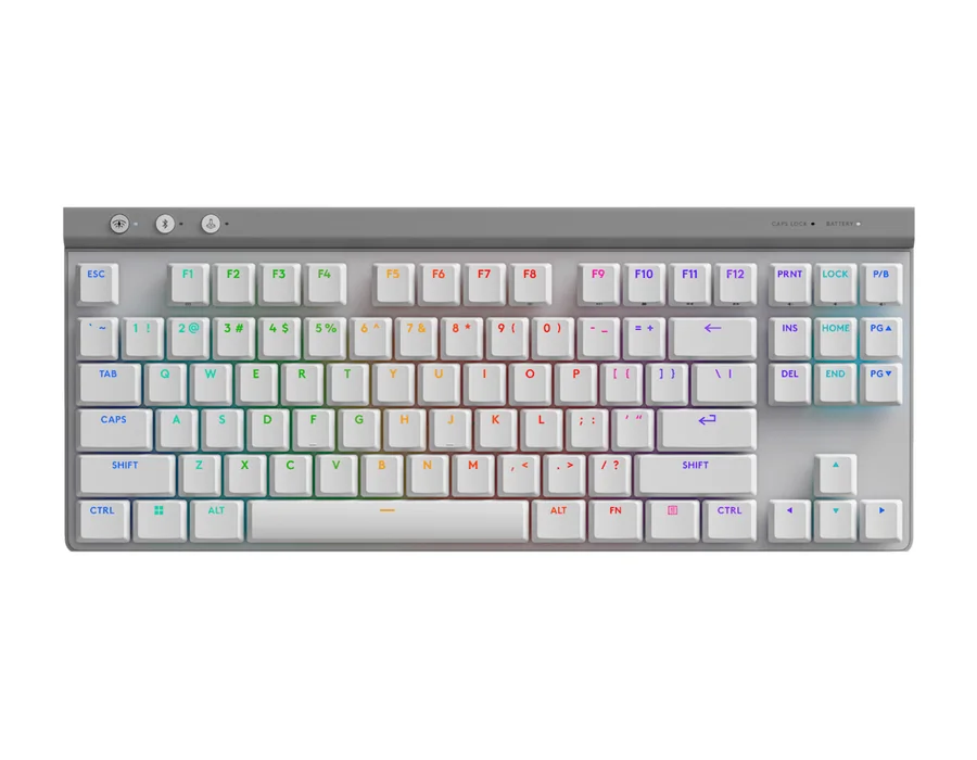 Logitech G G515 LIGHTSPEED TKL - White - English US (QWERTY) – Tactile