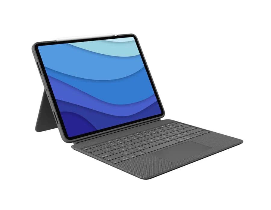 Logitech Combo Touch for iPad Pro - Oxford Grey - English US (QWERTY)