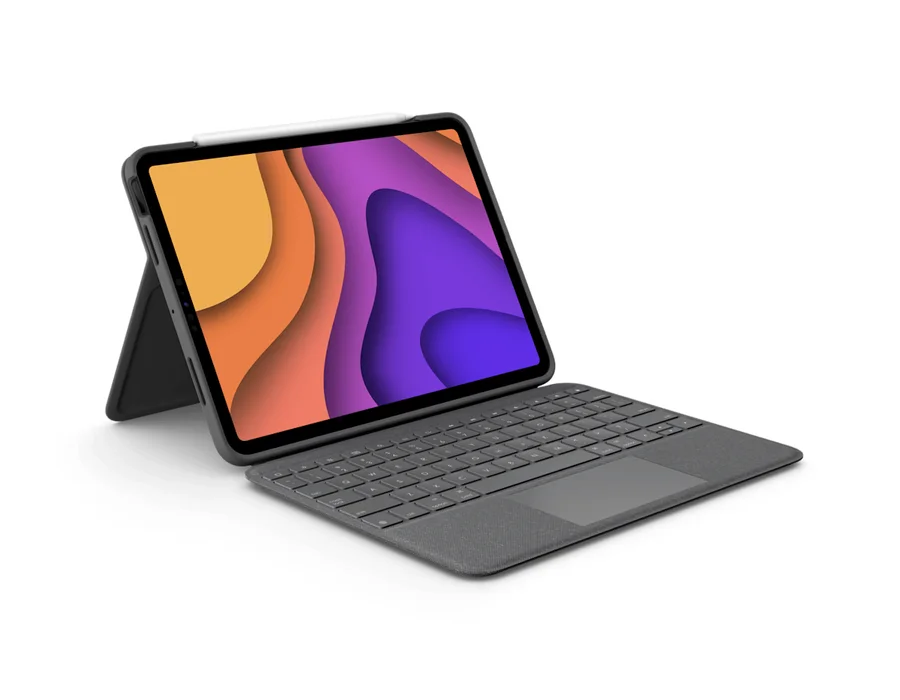 Logitech Folio Touch for iPad Air - Oxford Grey - English US (QWERTY)