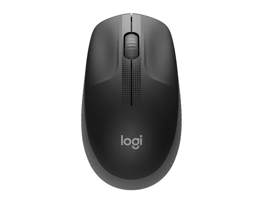 Logitech M190 Full-Size Wireless Mouse - Charcoal