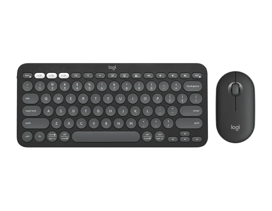 Logitech Pebble 2 Combo - Tonal Graphite - English US (QWERTY)