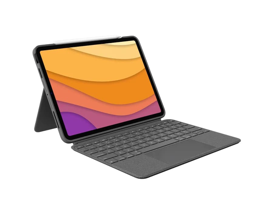 Logitech Combo Touch for iPad Air - Oxford Grey - English US (QWERTY)