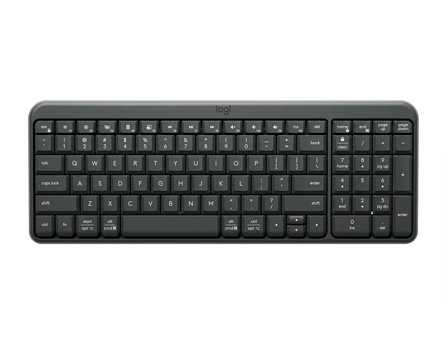 Logitech K250 Compact Bluetooth® Wireless Keyboard - Graphite - English US (QWERTY)