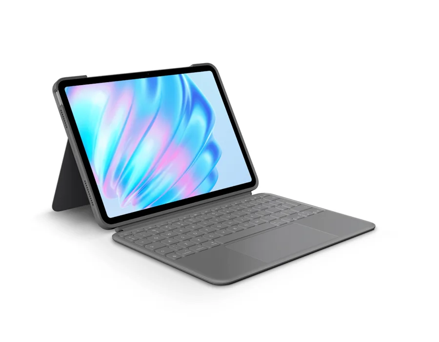 Logitech Combo Touch for iPad Air - Oxford Grey - English International (QWERTY)