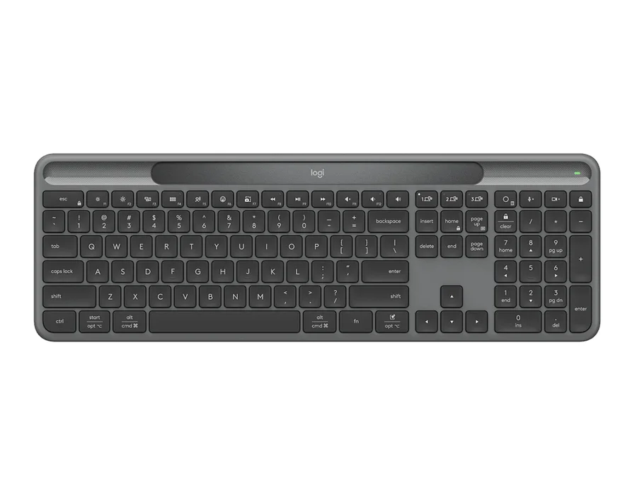 Logitech Signature Slim Solar+ wireless keyboard K980 - Graphite - English US (QWERTY)