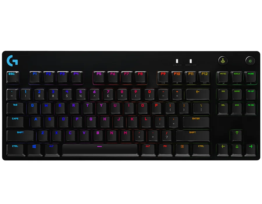 Logitech G PRO - Black - English US (QWERTY) – Clicky