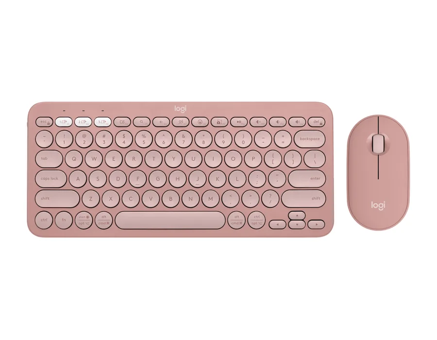 Logitech Pebble 2 Combo - Tonal Rose - English US (QWERTY)