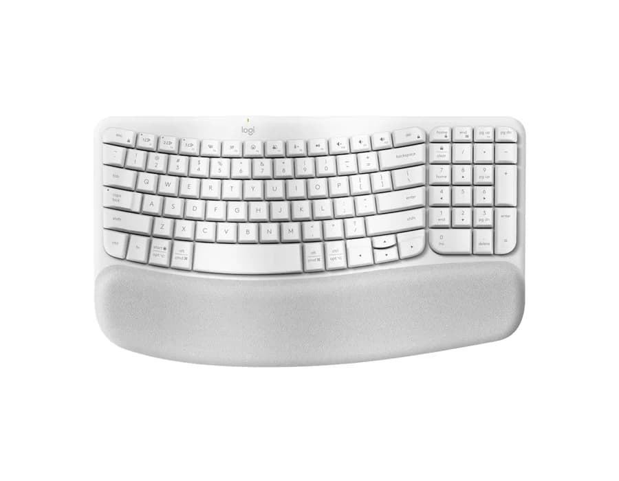 Logitech Wave Keys - Off-white - English US (QWERTY)