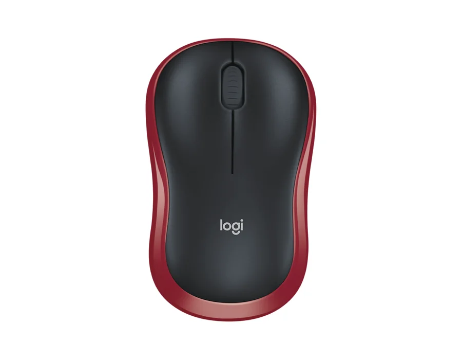 Logitech Wireless Mouse M185 - Red