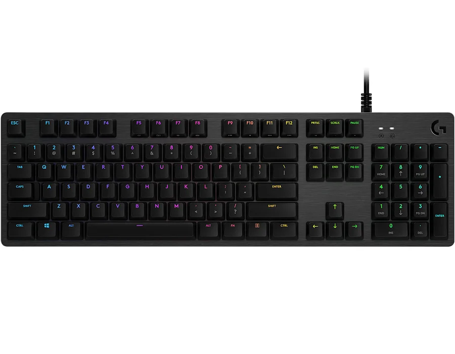 Logitech G G512 - Carbon - English US (QWERTY) – GX Brown Tactile