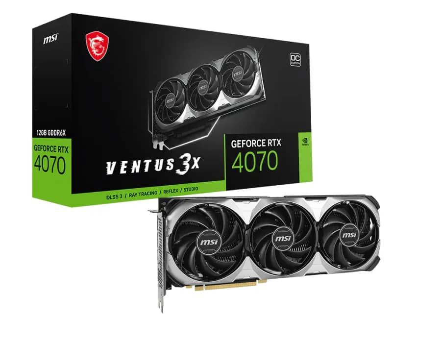 MSI GeForce RTX™ 4070 VENTUS 3X E 12G OC